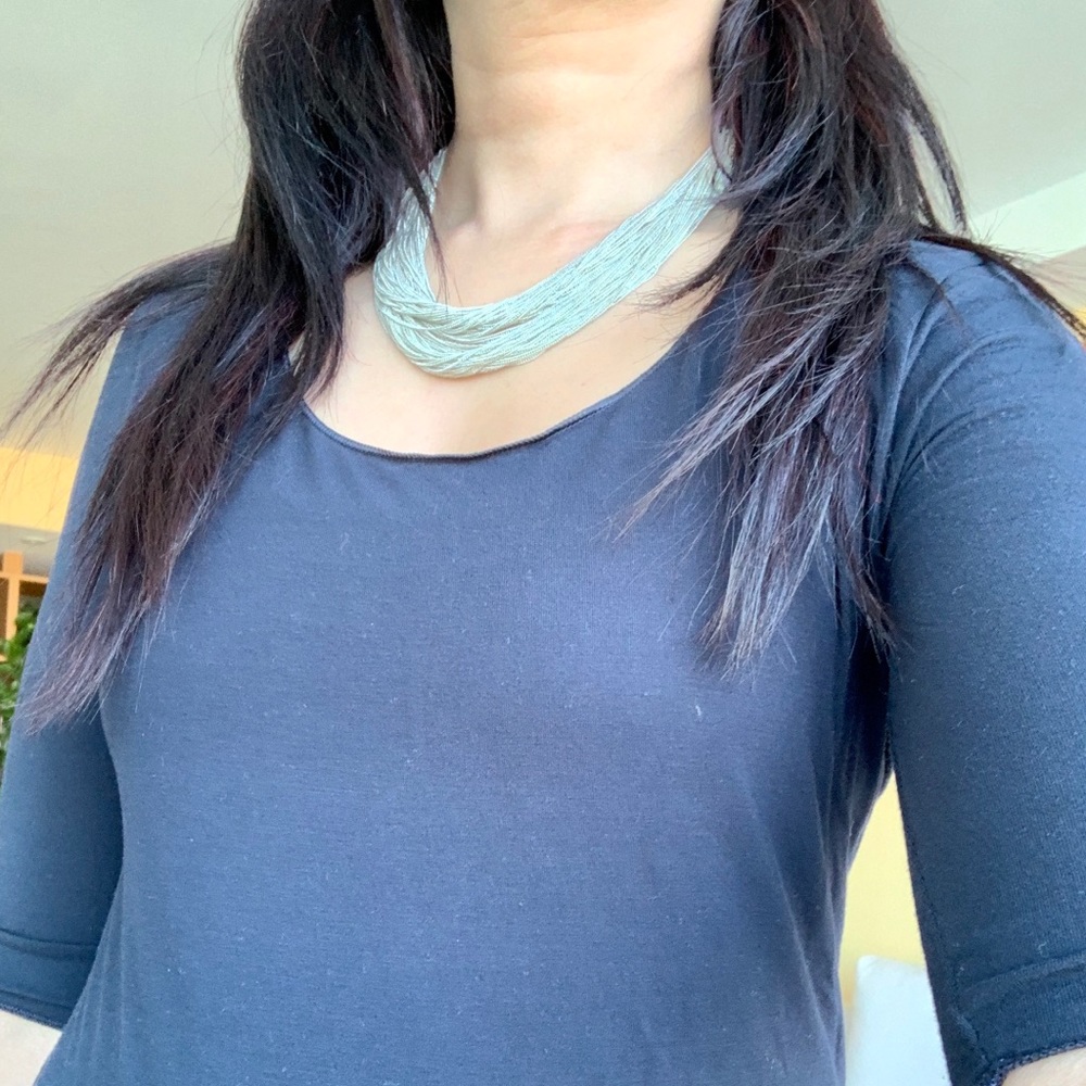 Vintage Silver Waterfall necklace